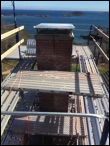 Barnstable masonry repair on chimney